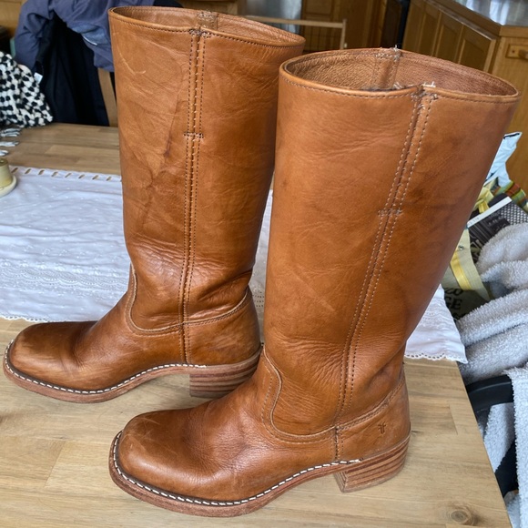 🍊 Frye Cognac Campus Boots 🍊 - Picture 10 of 11